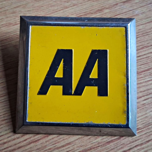 Car badge - aa,