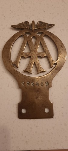 Original brass members - aa, car