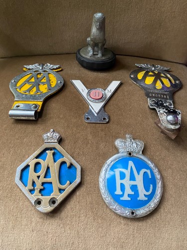 Vintage car badge - car,