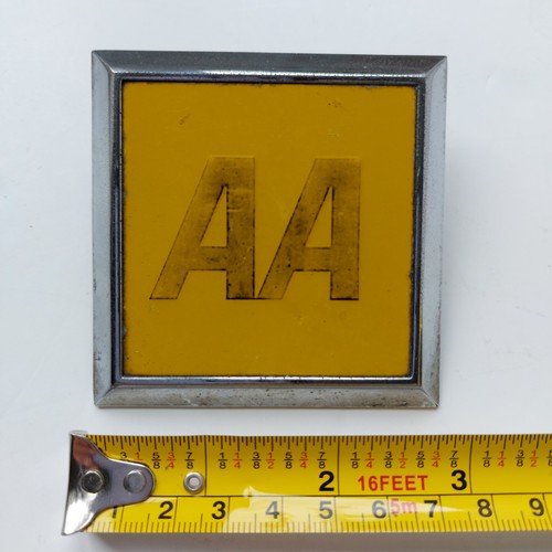 Vintage car badge - aa, emblem