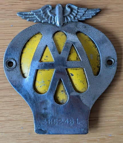 Vintage car badge type - vintage,