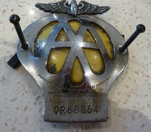 Vintage car badge 1945 - car,