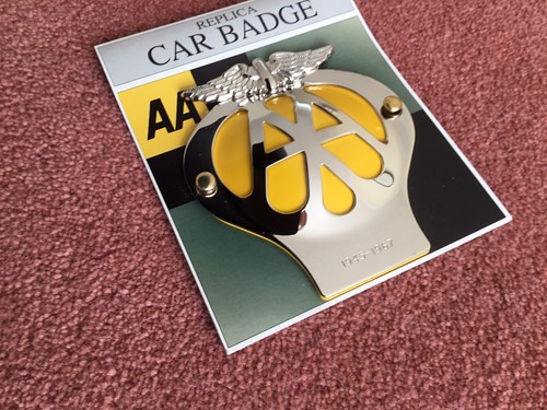 Vintage car badge a - (, a.a