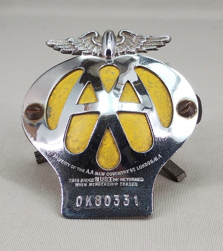 Car badge c1951 - aa,