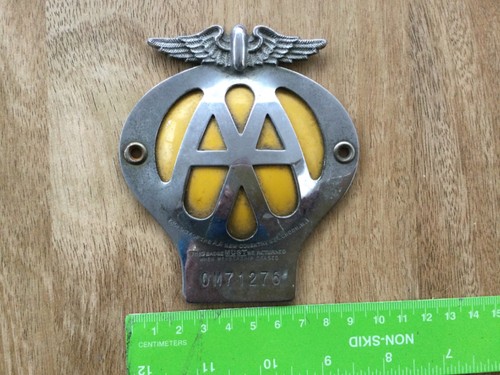 Vintage metal car grille - aa,
