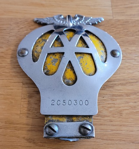 Early vintage chrome enamel - vintage, aa