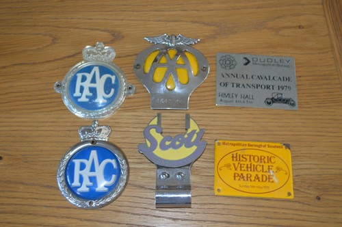 Vintage car badges - vintage,