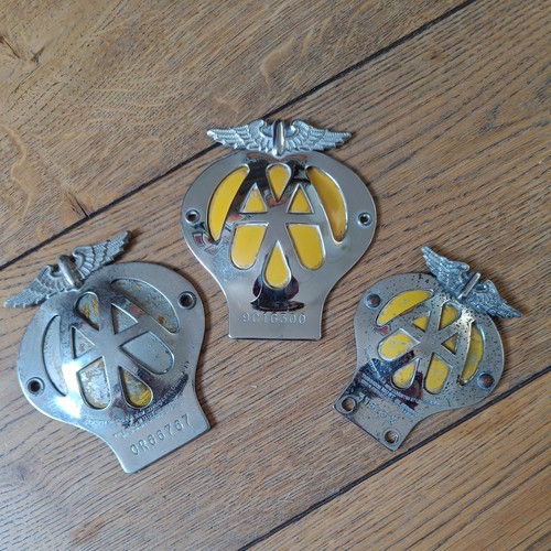 Vintage car badges aa - car,