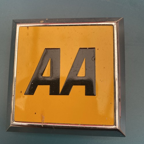Square car badge grill - car,