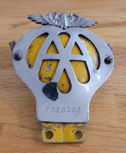 Early vintage chrome enamel - early,