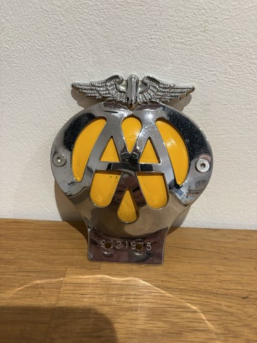 Vintage car badge - car, /