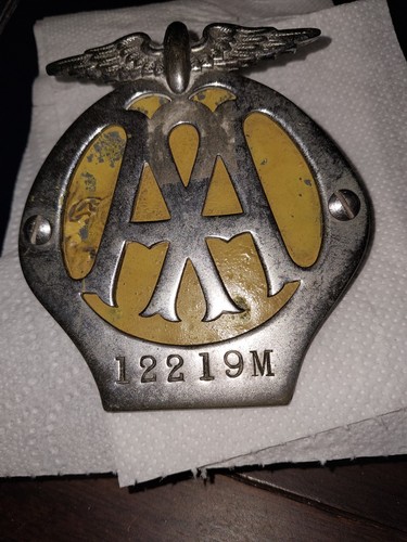 Car badge from 1920 uk - from,