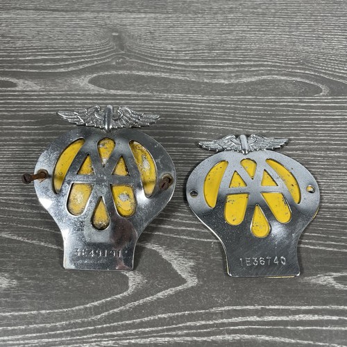 Car grille badge winged - aa,