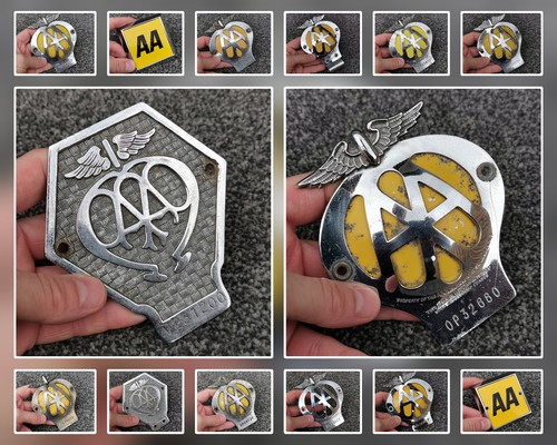 Vintage car badge - car, |