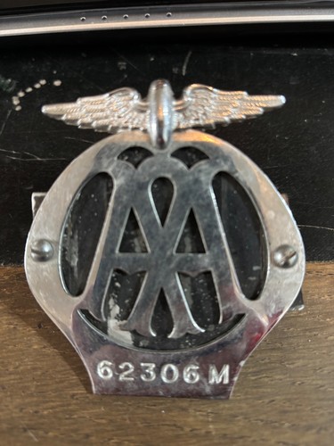 Car winged badge - winged, vintage