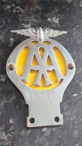 Vintage flat automobile - flat, aa