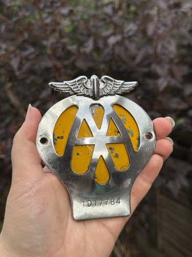 Vintage car badge - vintage,
