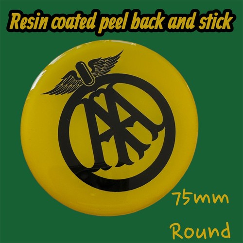 Classic logo resin - 3d, domed