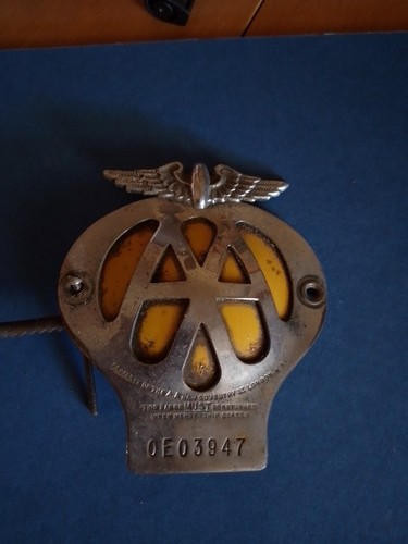 Vintage car badge 1945 1957 - vintage,