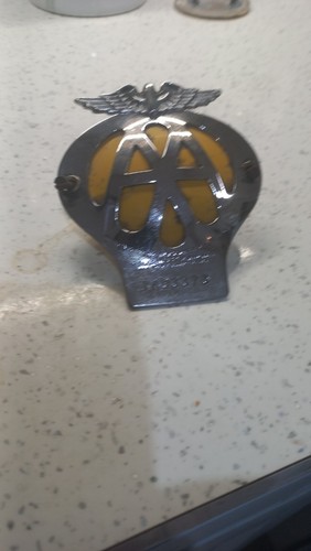 Vintage car badge - vintage,