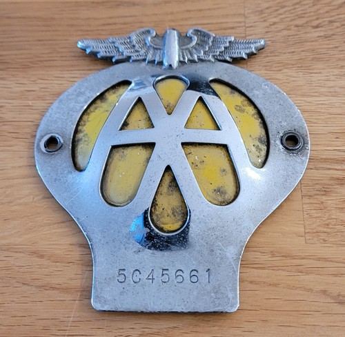 Early vintage chrome enamel - early,