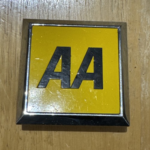 Vintage car badge square - vintage,