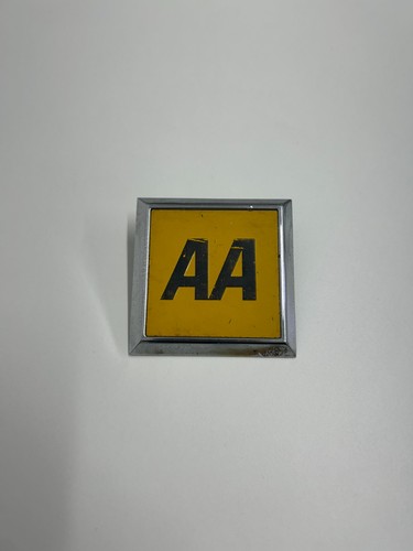 Vintage car badge square - car,