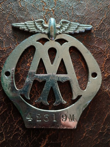 Genuine flat car - aa, badge.